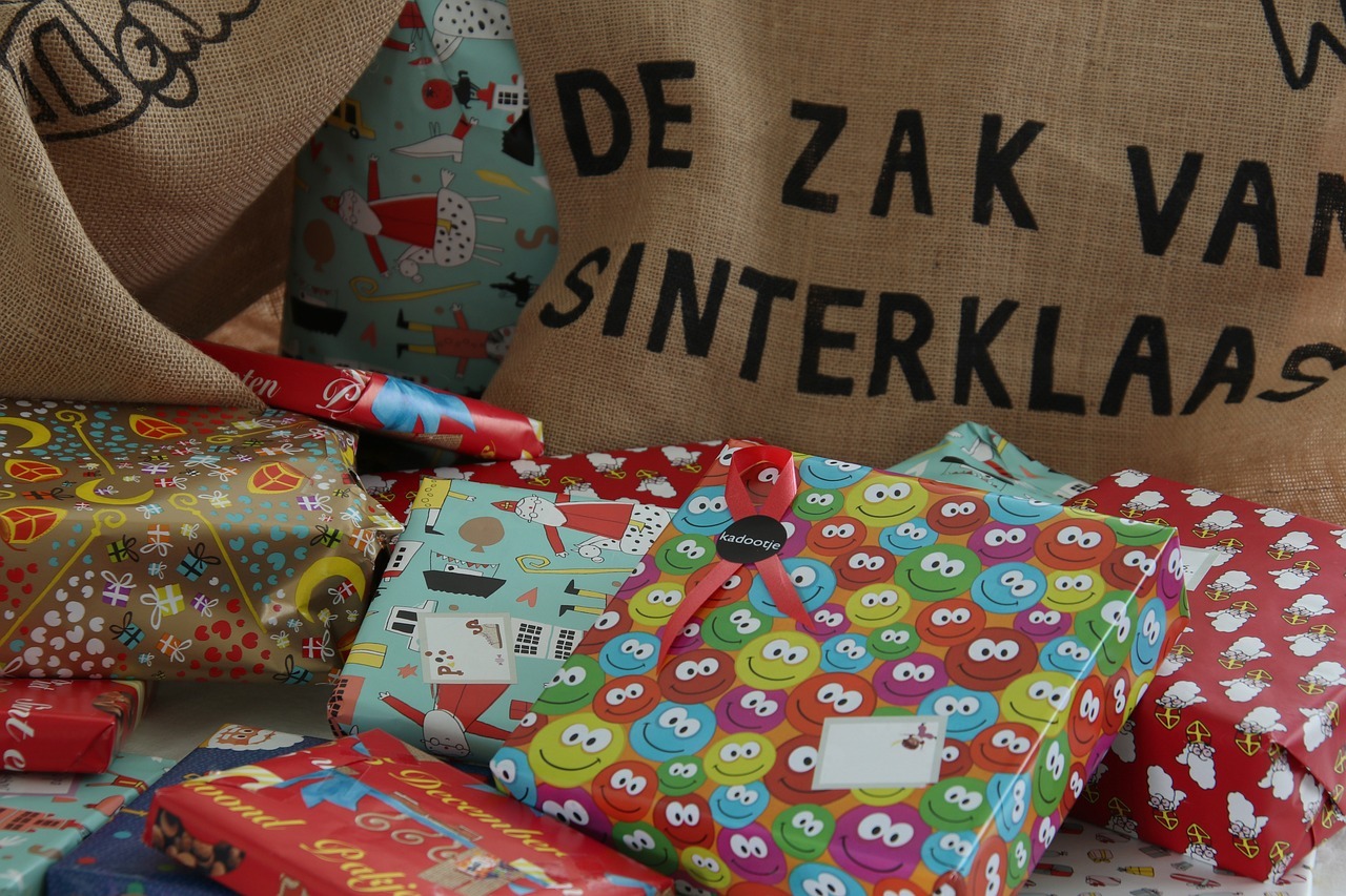 Sfeerbeeld van Sinterklaascadeaus